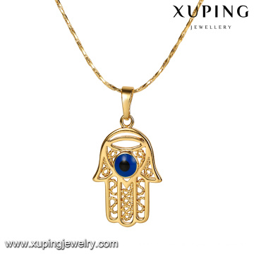 32797 Xuping Fashion Pendentif en cristal avec gros cristaux multicolores en plaqué or 18K